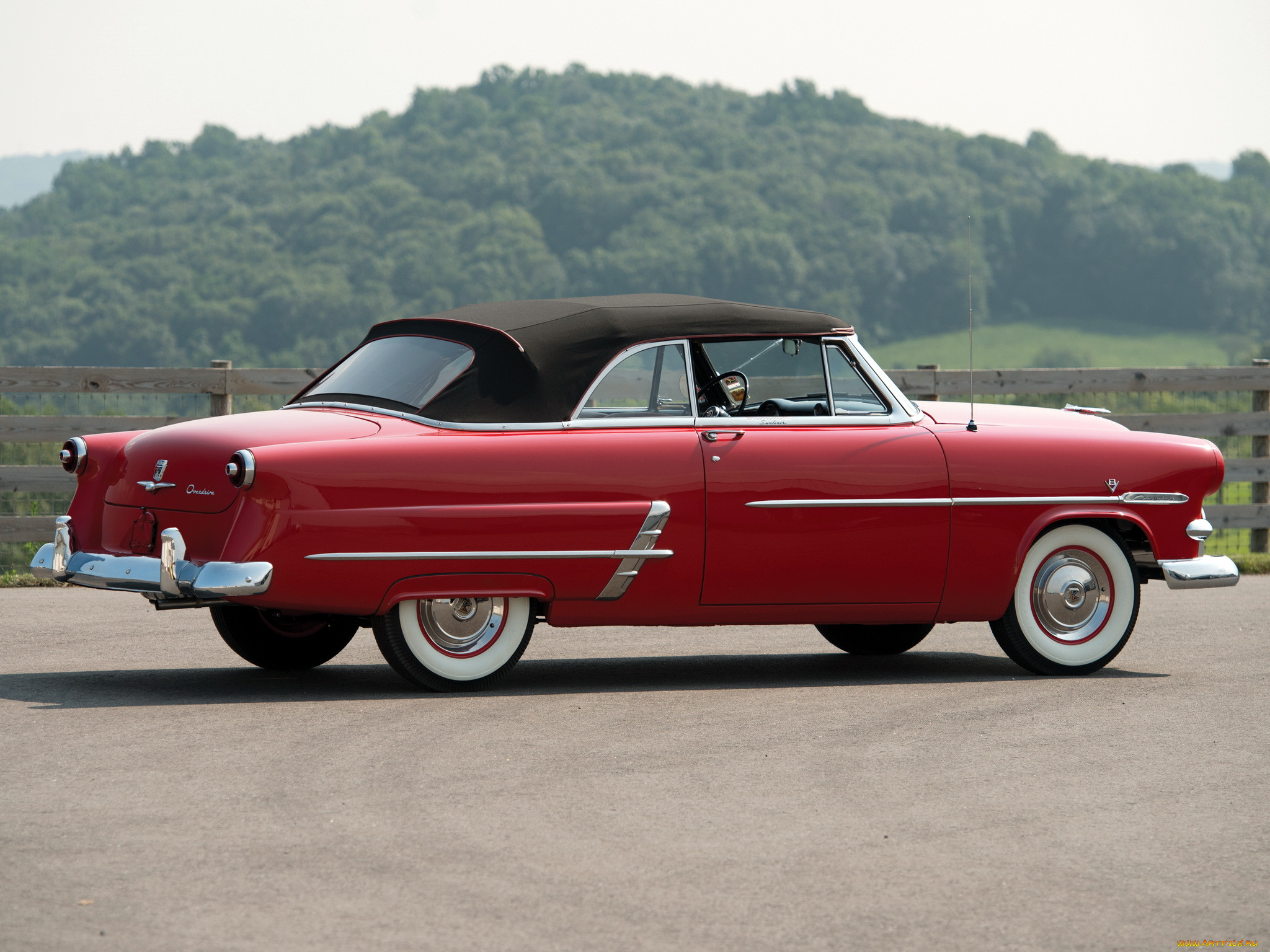 , ford, 1953, 76b, convertible, sunliner, , crestline